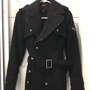 Miss Sixty black winter peacoat - size Small